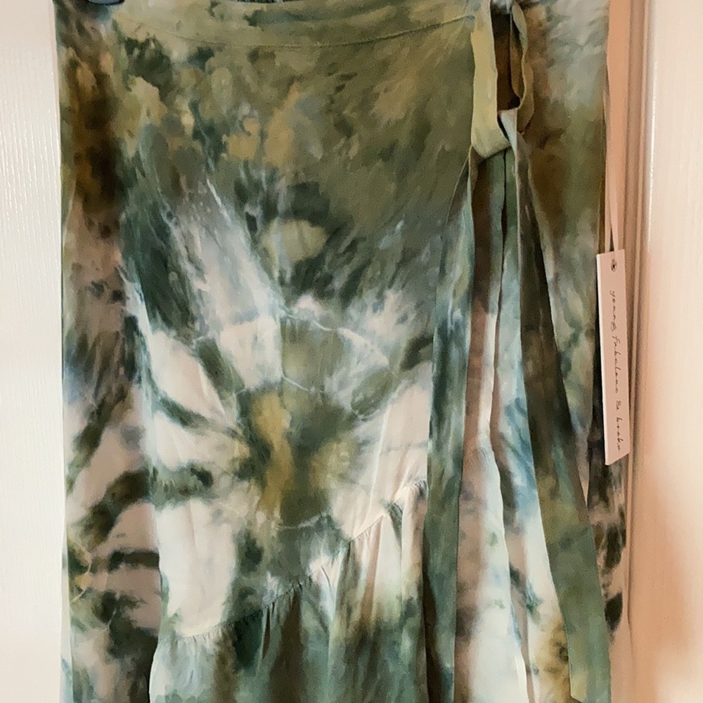 Young Fabulous & Broke Tie Dye Wrap High Low Skirt - Picture 4 of 7